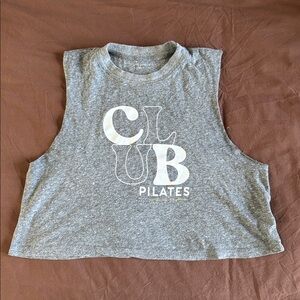 Spiritual Gangster Heather Gray Top, Club Pilates